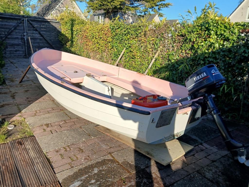 Askeladden 14, met 4pk Yamaha. Lees tekst., Watersport en Boten, Ophalen, Gebruikt, Tot 10 pk, 3 tot 6 meter