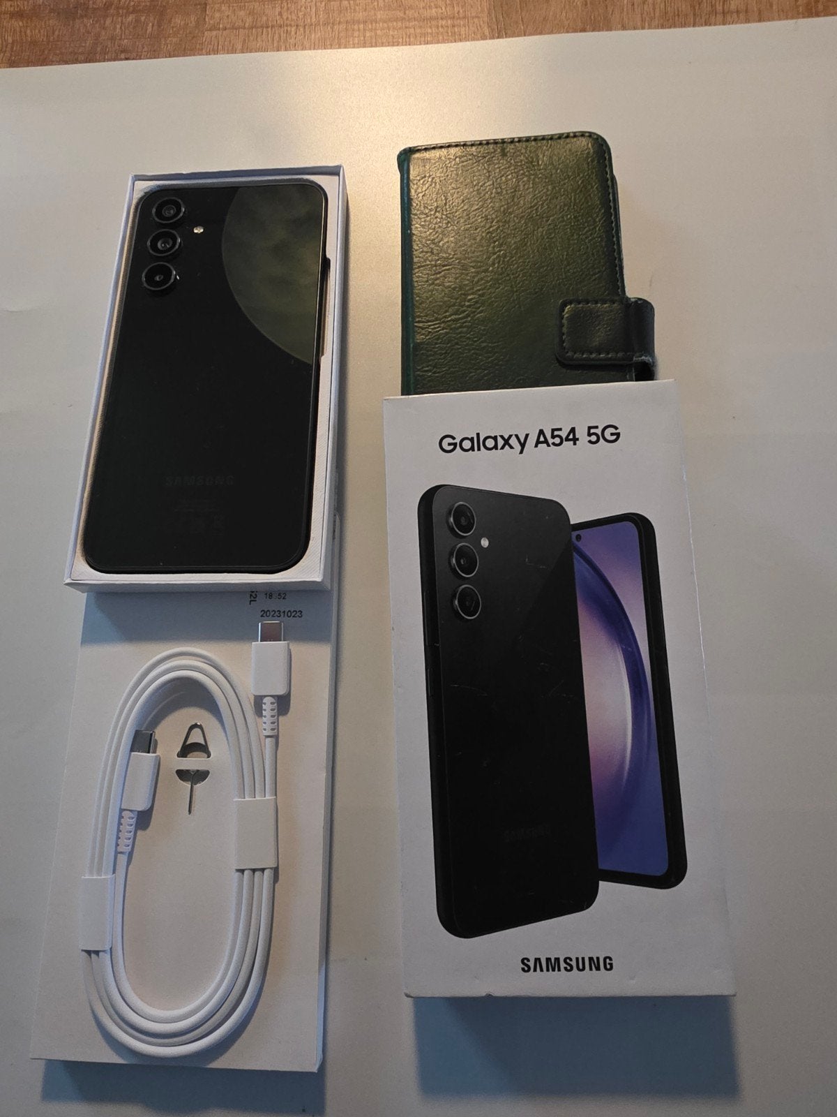 Samsung Galaxy A54 5G 256gb Zwart met hoesje, Telecommunicatie, Zwart, Touchscreen, Ophalen of Verzenden, Zo goed als nieuw