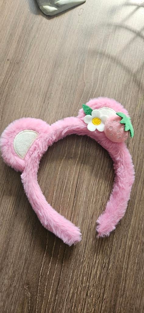 Leuke oortjes haarband, Ophalen, Zo goed als nieuw, Roze, Overige typen
