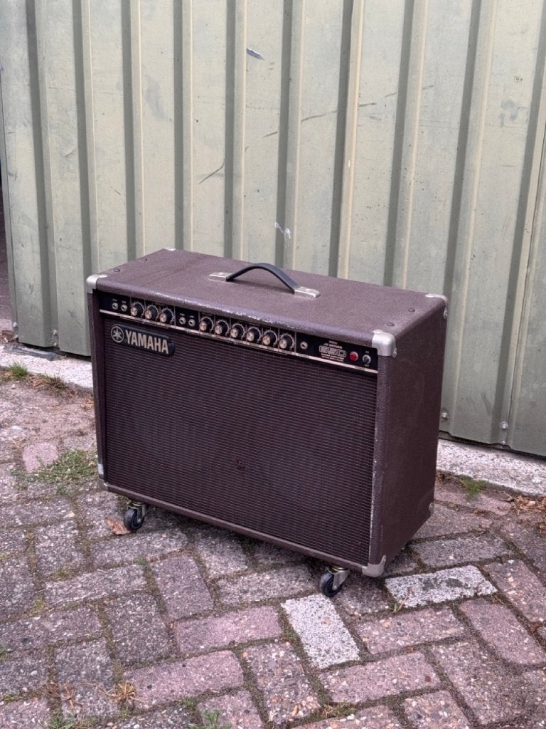 Vintage Yamaha JX65D Guitar Amp (Japan) op wielen, Ophalen, Gebruikt, Minder dan 50 watt