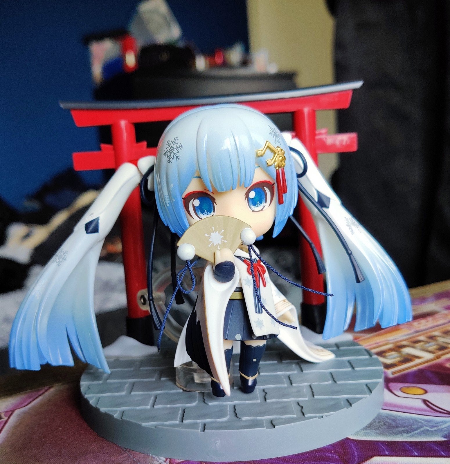 Hatsune Miku: Snow Miku Crane Priestess Nendoroid, Ophalen of Verzenden, Gebruikt