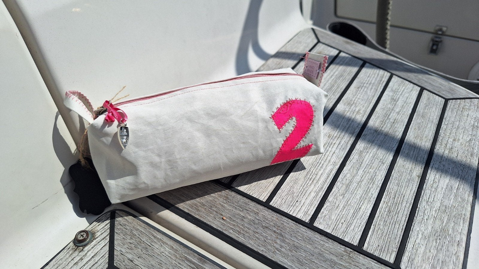 etui/toilettas van gerecycled zeil, Ophalen of Verzenden, Nieuw, Wit, Softcase
