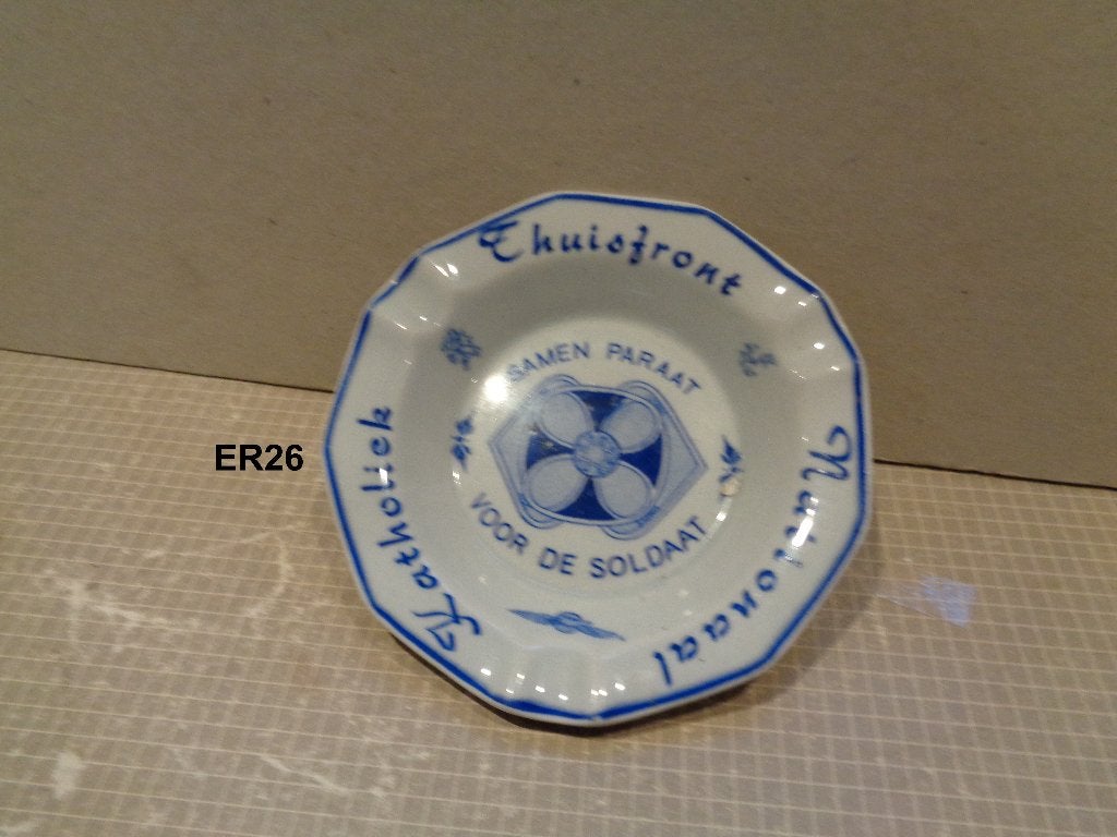 delftsblauw tegel thuisfront alrijd paraat voor onze soldaat, Verzamelen, Ophalen of Verzenden, Landmacht, Nederland, Overige typen