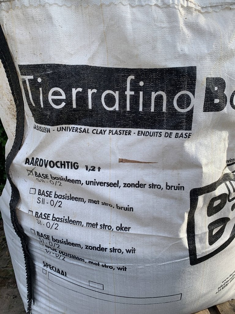 Tierrafino Basis Leem  300 kilo, Doe-het-zelf en Verbouw, Ophalen, Overige materialen, Overige typen, Nieuw