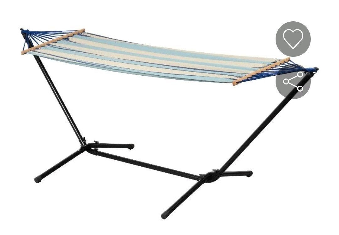 LIVARNO Hangmat met frame - Comfortabel en stevig, Ophalen, Nieuw, Met standaard, Eenpersoons