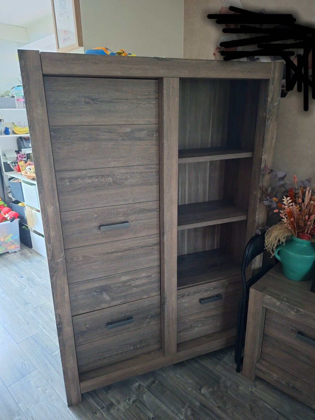 mooie woonkamer kast., Ophalen, Met deur(en), 100 tot 150 cm, Zo goed als nieuw