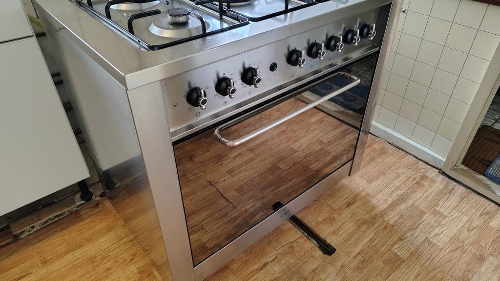 Gasfornuis met oven, Ophalen, Gebruikt, 60 cm of meer, Gas