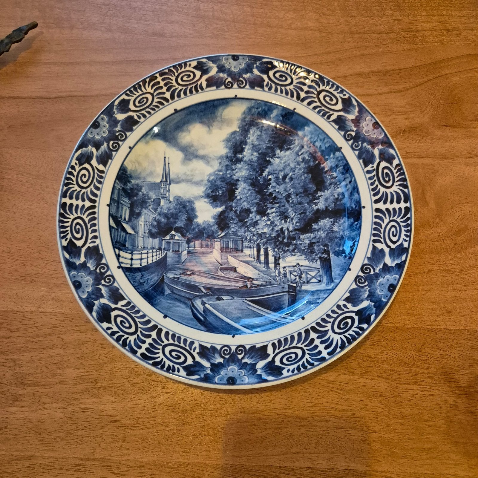Wandbord porselein  Royal Delft, Antiek en Kunst, Antiek | Wandborden en Tegels, Ophalen of Verzenden