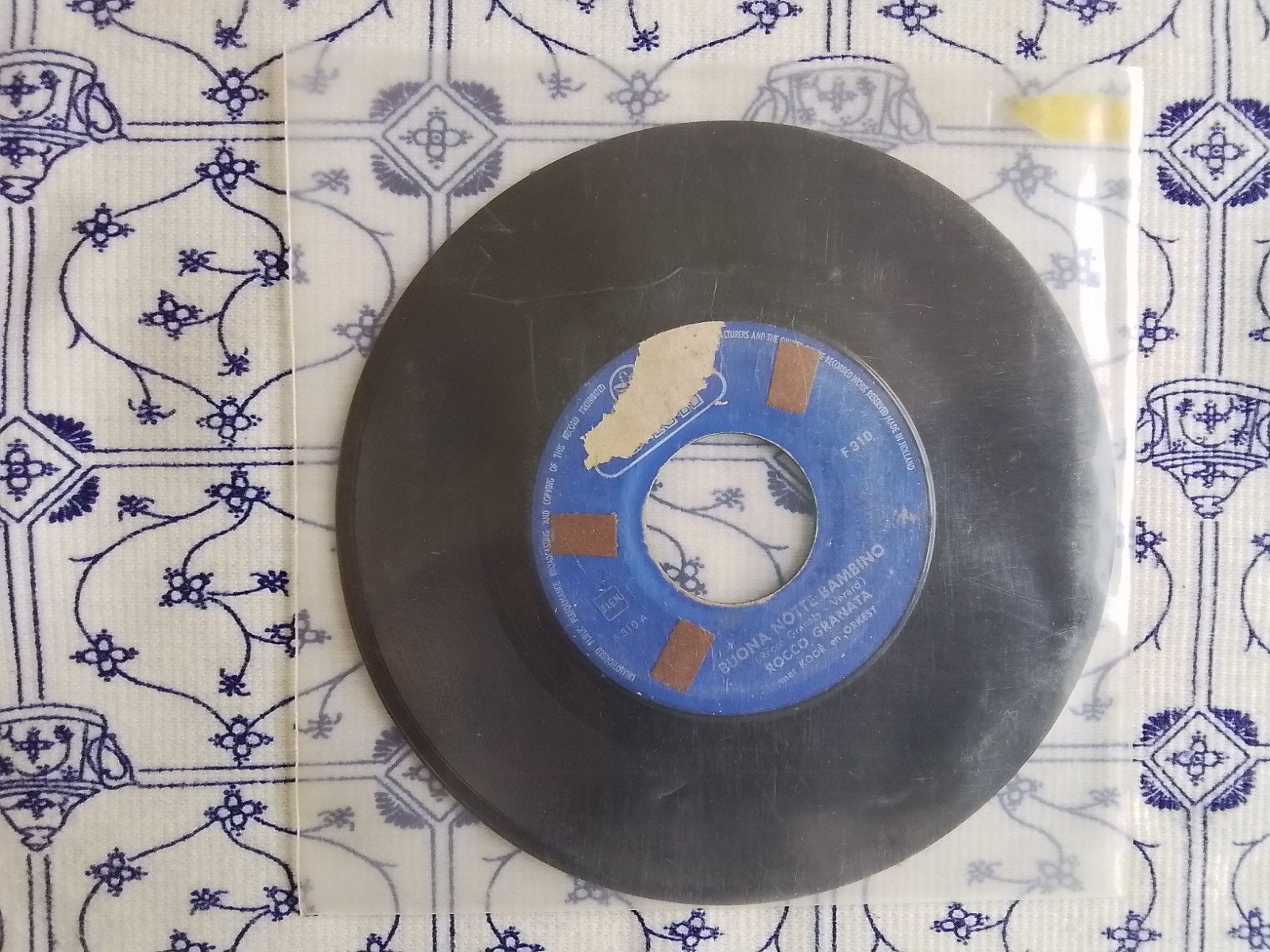 Rocco granata          Buona notte bambino, Ophalen of Verzenden, Gebruikt, 7 inch, Pop