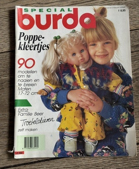 Burda Vintage E946 1988 Compleet, Ophalen of Verzenden, Zo goed als nieuw, Breien, Patroon of Boek