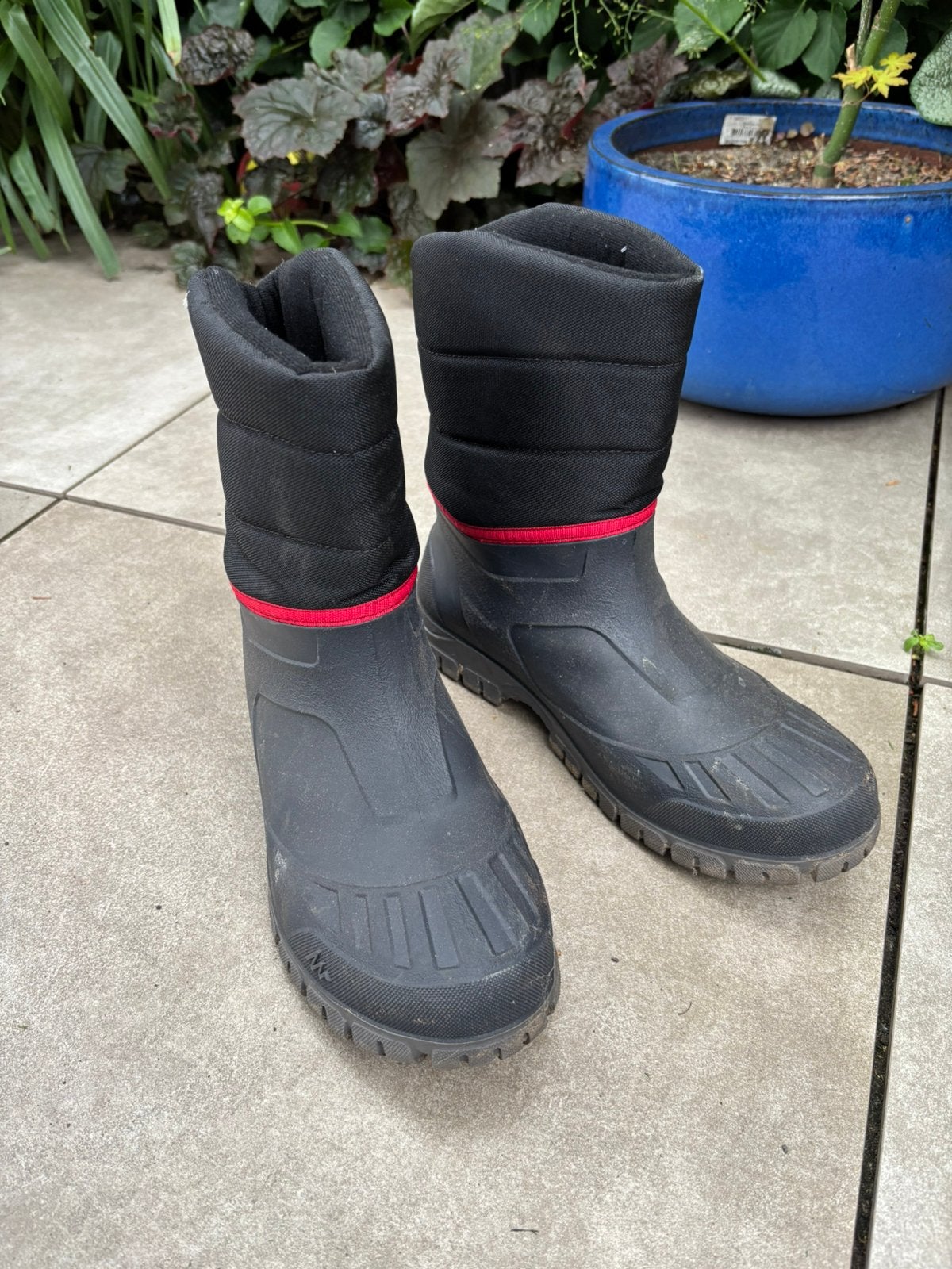 Regenlaarzen/snowboots 42/43, Ophalen, Zo goed als nieuw