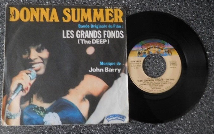 Donna Summer - les grand fonds (the deep) (vanaf € 1,50), Cd's en Dvd's, Ophalen of Verzenden, Zo goed als nieuw, 7 inch, Pop