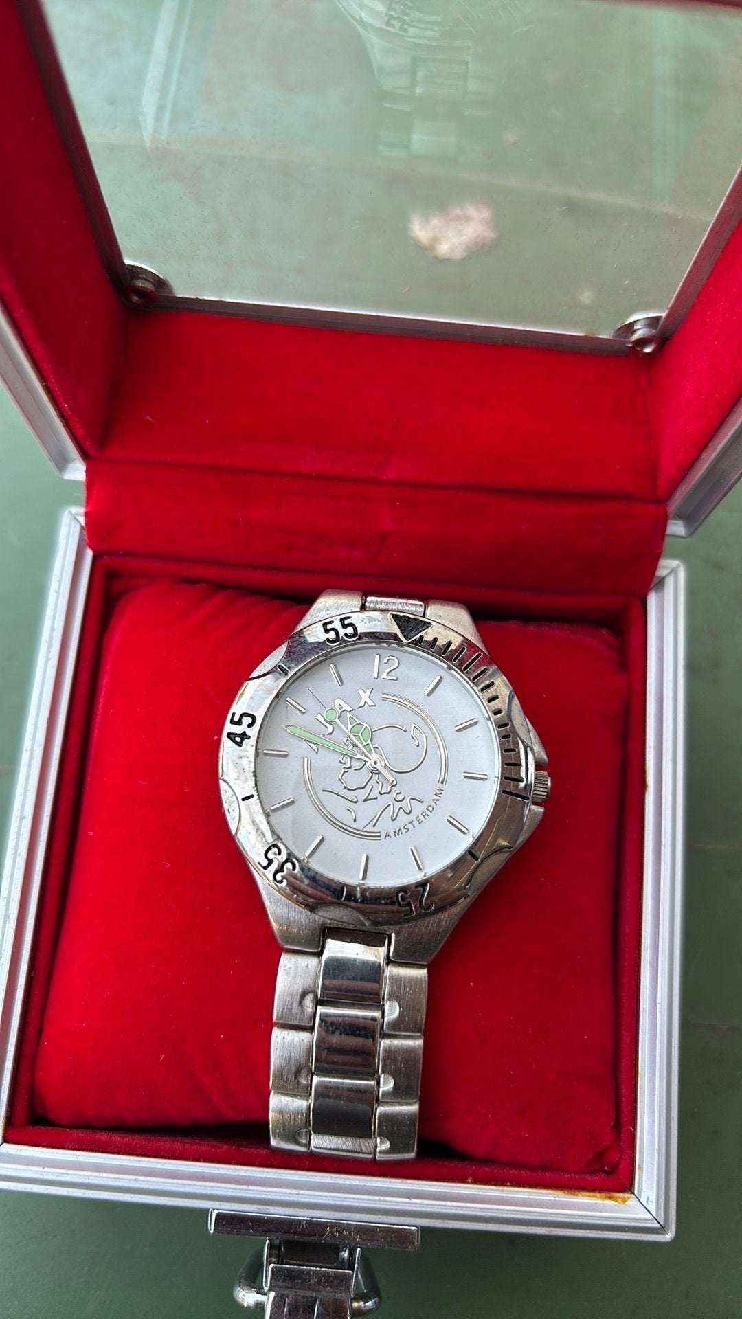 Ajax horloge vintage 90’s 00’s, Sieraden, Tassen en Uiterlijk, Horloges | Heren, Ophalen, Zo goed als nieuw, Overige merken