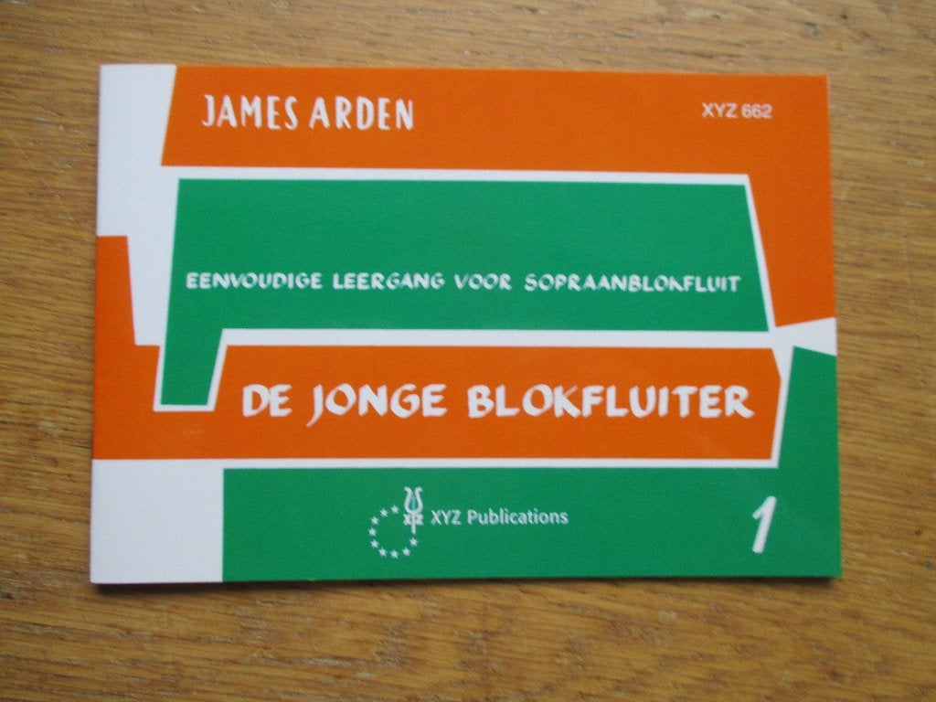 James arden - de jonge blokfluiter 1 - nieuw, Muziek en Instrumenten, Bladmuziek, Les of Cursus, Nieuw, Ophalen of Verzenden, Blokfluit