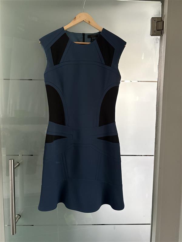Belstaff Jurk, Blauw, Ophalen of Verzenden, Zo goed als nieuw, Knielengte