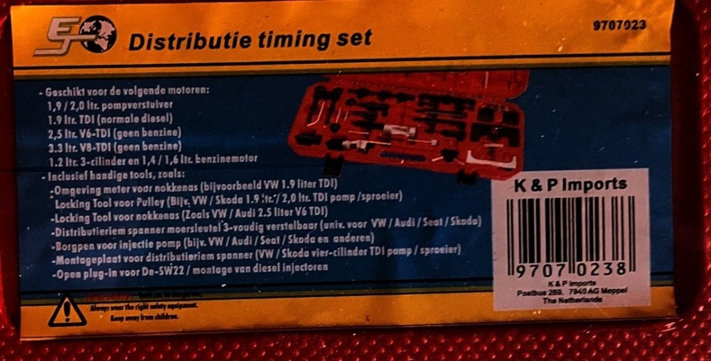 UITVERKOOP! Distributie timingset VAG modellen, ., Nieuw, Ophalen of Verzenden, .