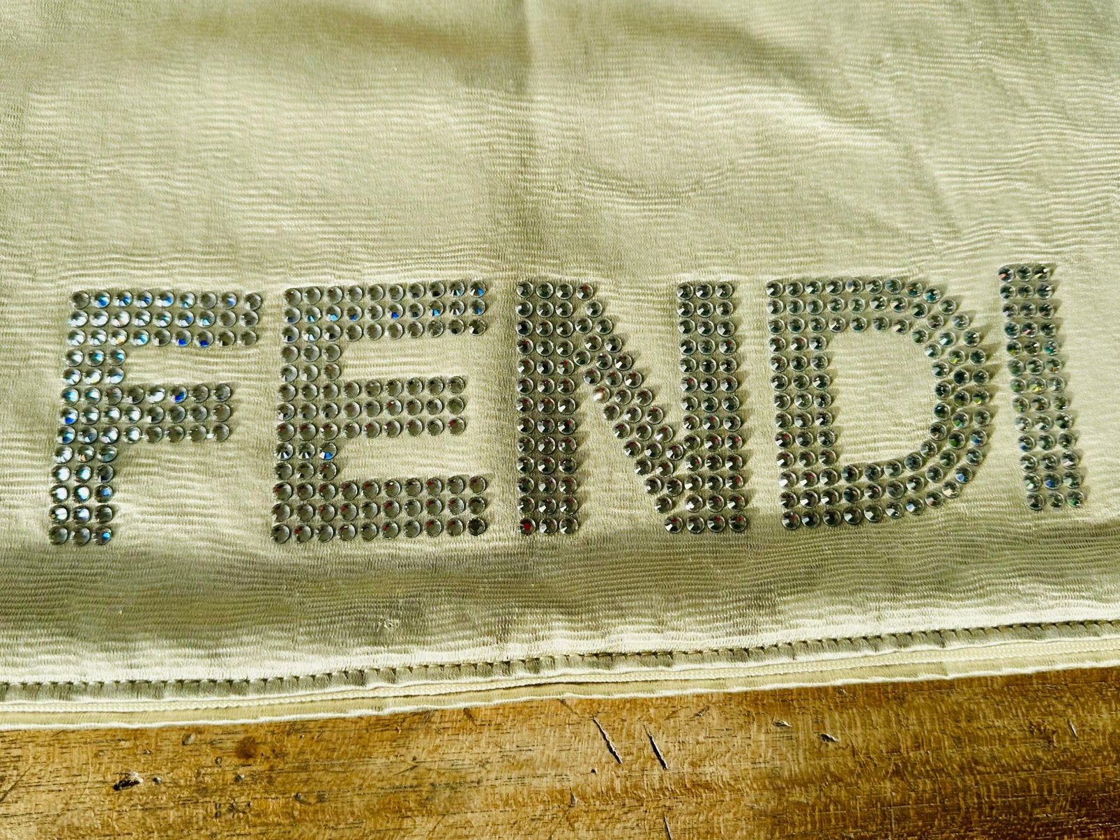 Fendi Casa vloerkussen vloer kussen 87 x 91 cm, Overige merken, Beige, Vierkant, Ophalen of Verzenden