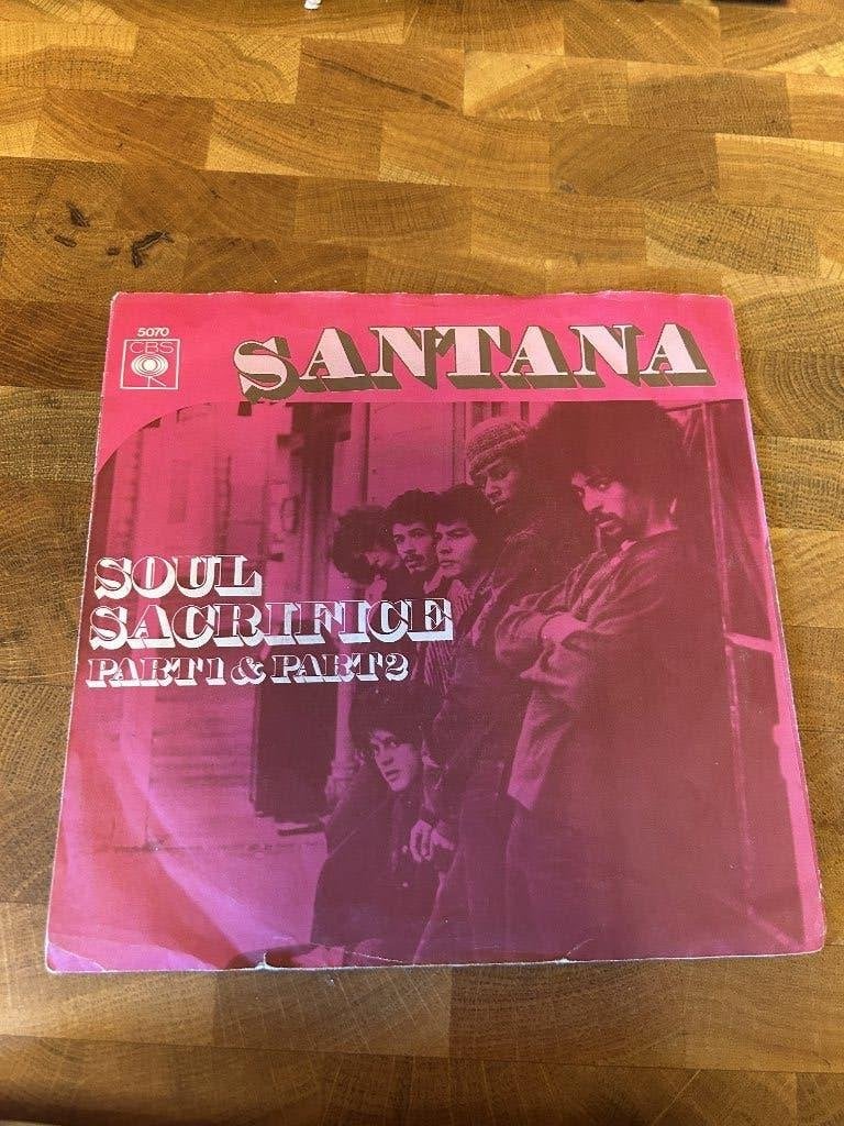 Santana soul sacrifice single, Ophalen of Verzenden, Gebruikt, Pop