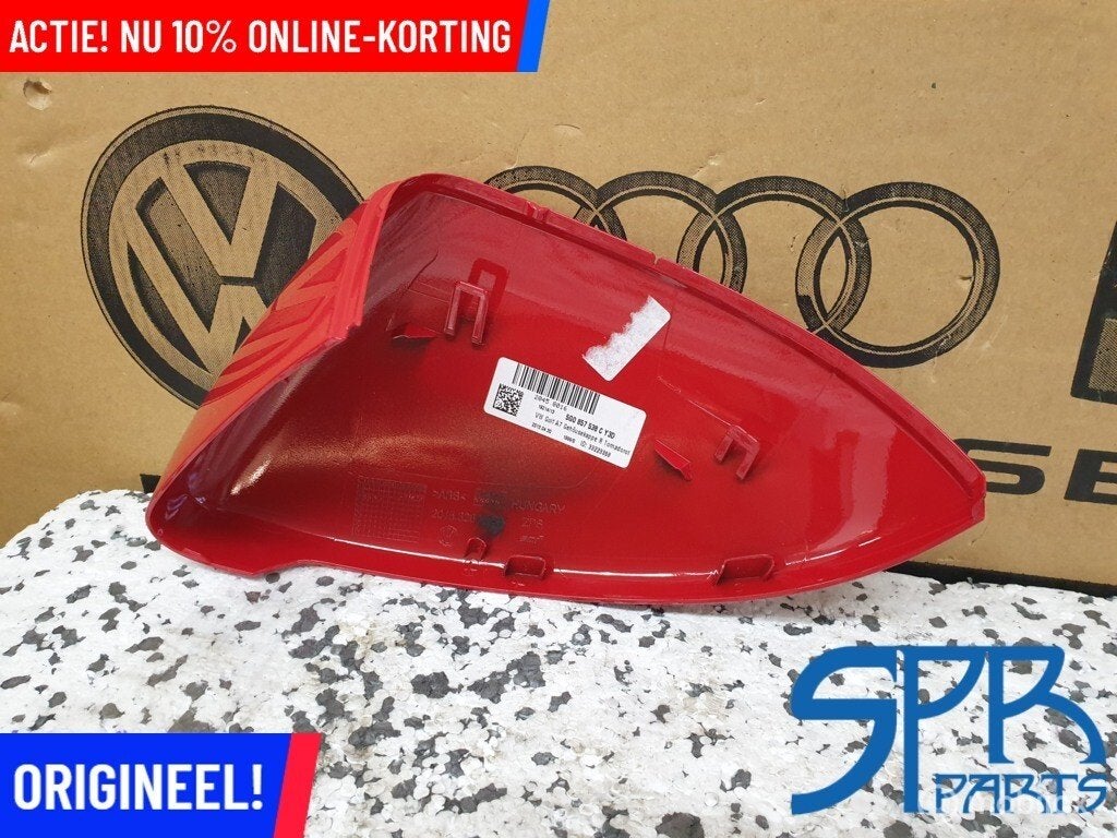 Spiegelkap rechts Tornadorot Ly3d Golf 7 VII 5G0857538C, Auto-onderdelen, Volkswagen, Nieuw, Ophalen of Verzenden, Volkswagen