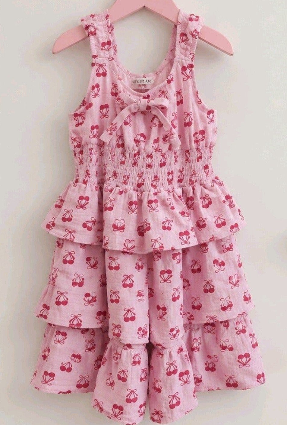 *NIEUW* Super schattige lange jurk met haarelastiek., Verzenden, Nieuw, Meisje, Jurk of Rok