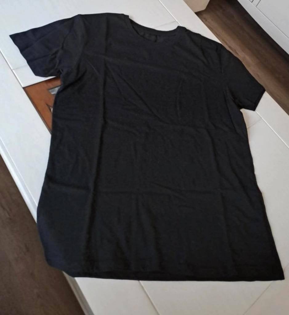 Lefties tshirt shirt M zwart zwarte, Ophalen of Verzenden, Zo goed als nieuw, Maat 48/50 (M), Zwart