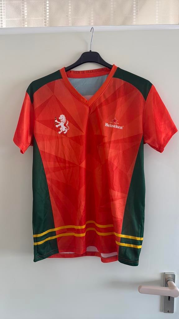 Oranje shirt, Sport en Fitness, Voetbal, Maat XL, Ophalen of Verzenden, Zo goed als nieuw, Overige typen
