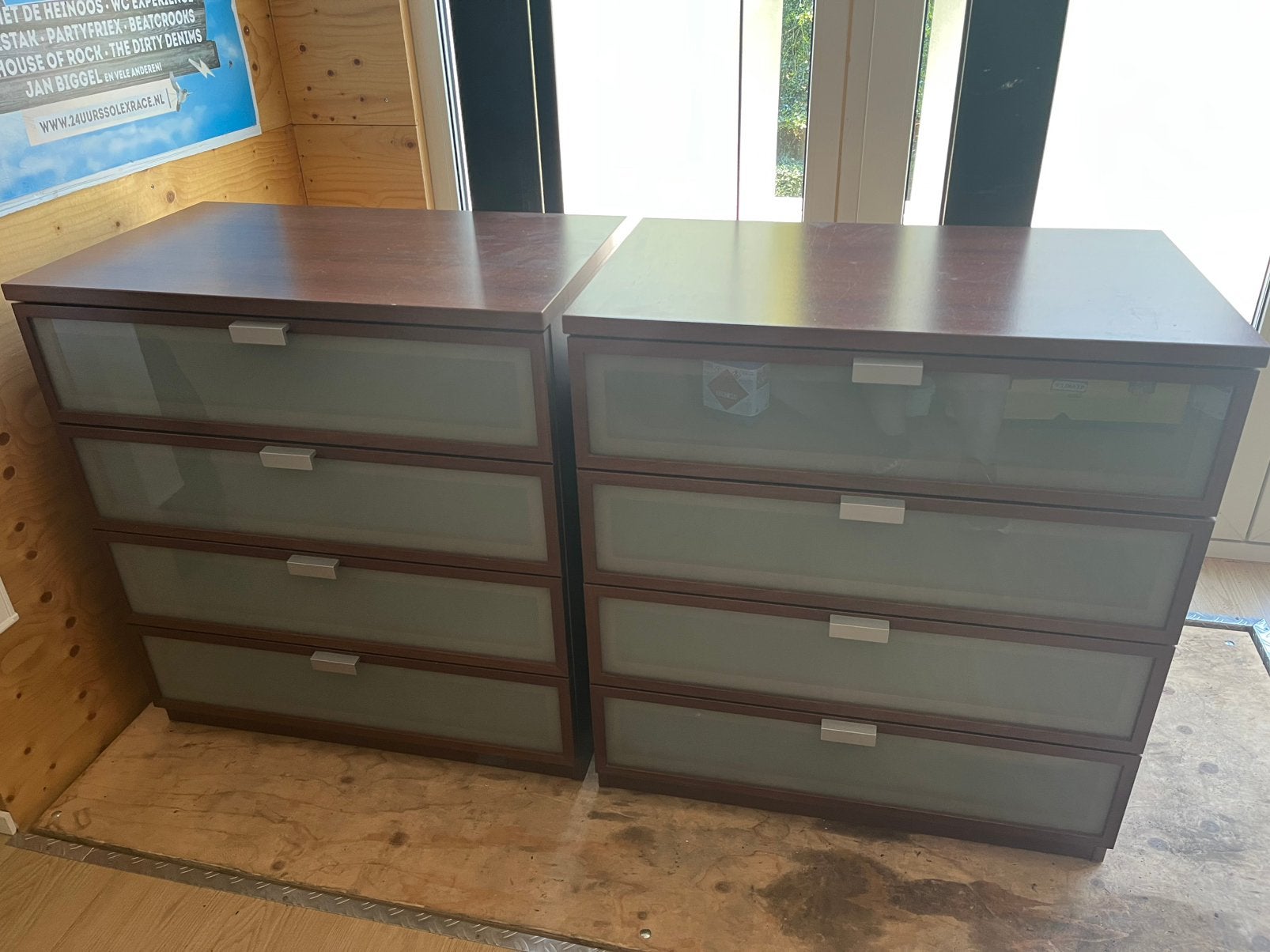 Ladekast, Ophalen, Gebruikt, Glas, 50 tot 100 cm