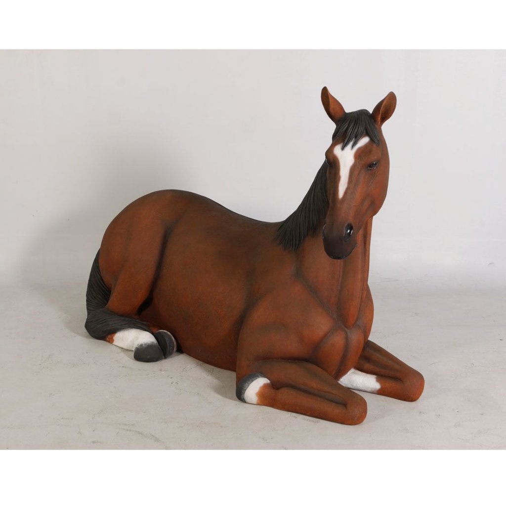 Horse Resting – Paard beeld Lengte 178 cm, Verzamelen, Dierenverzamelingen, Ophalen, Nieuw, Overige soorten, Overige typen