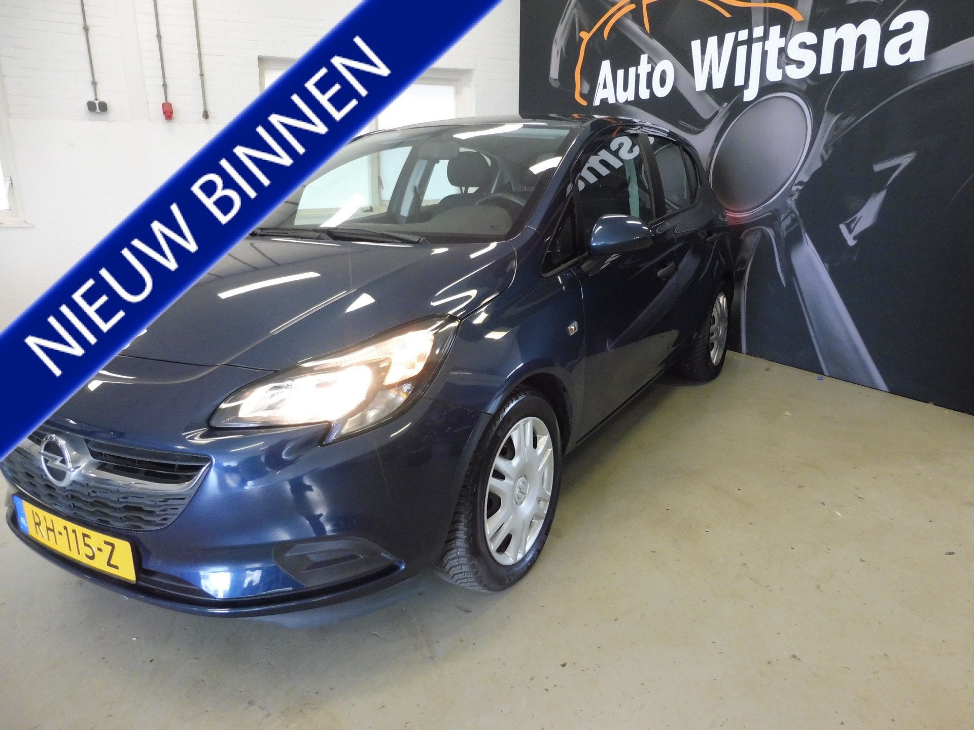 Opel Corsa 1.0 Turbo Edition Airco | CPV | Elec ramen | 2e e, Auto's, Voorwielaandrijving, Stof, Gebruikt, Blauw