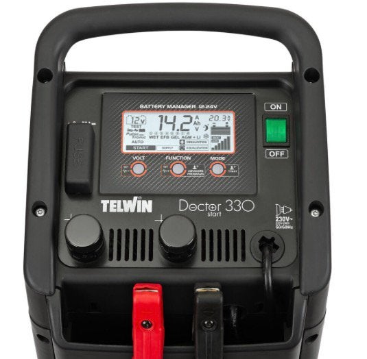 Telwin doctor start elektronische acculader 330, Ophalen, Zo goed als nieuw, Kolomboormachine