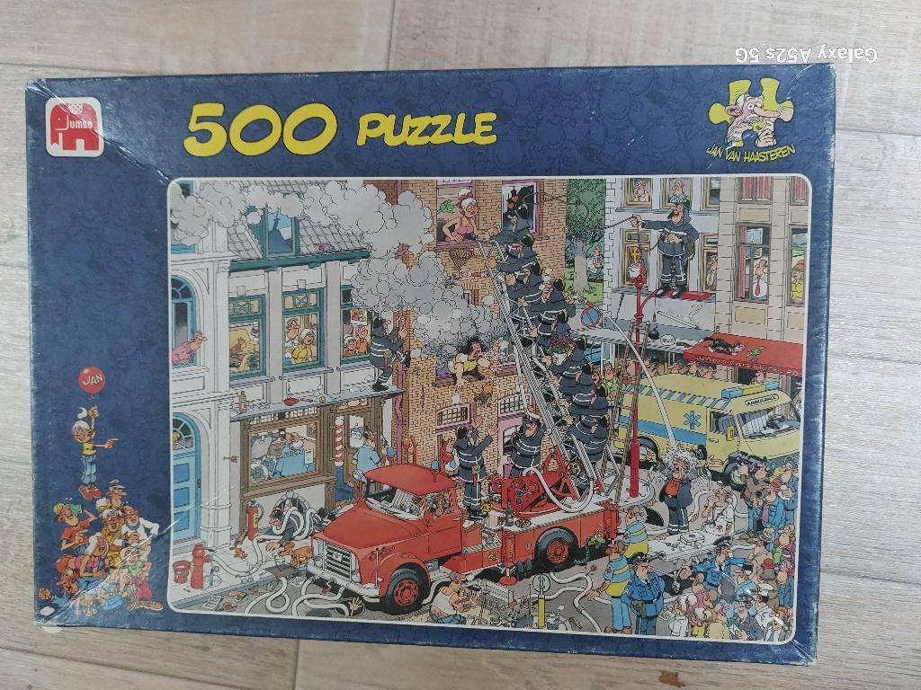 v Haasteren 500 st Brandmeester autospuiterij, Ophalen of Verzenden, 500 t/m 1500 stukjes, Gebruikt