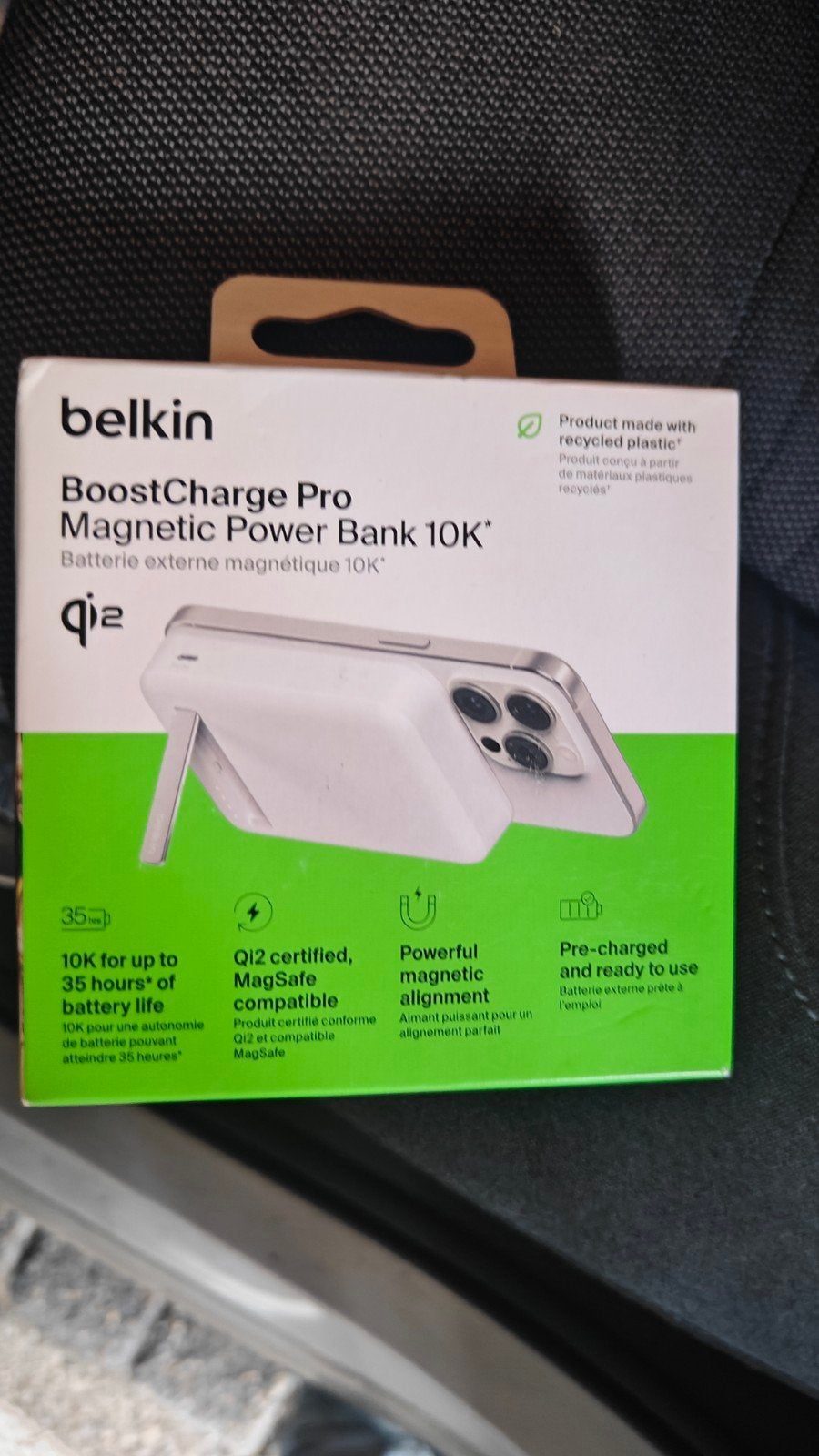 Belkin BoostCharge Pro Magnetische Power Bank 10K, Telecommunicatie, Powerbanks, Ophalen, Nieuw, Belkin