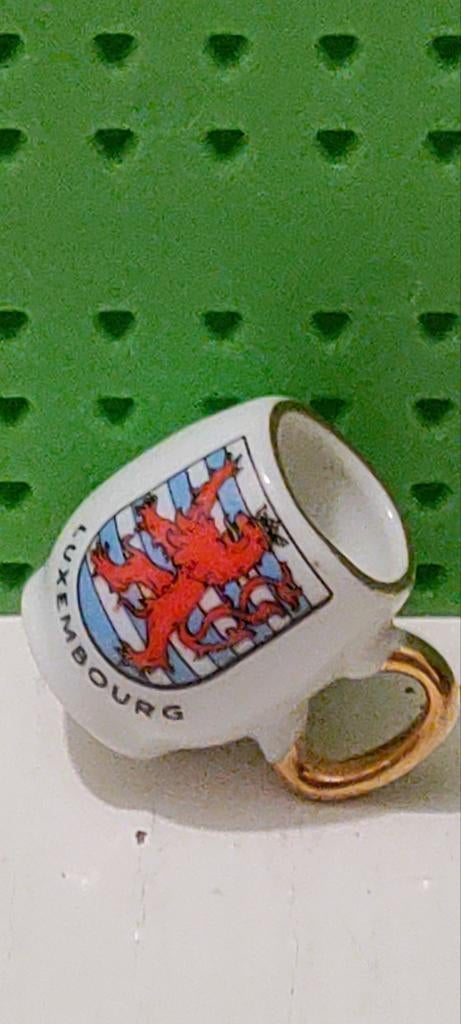 Miniatuur mokje Luxemburg, Verzamelen, Ophalen of Verzenden