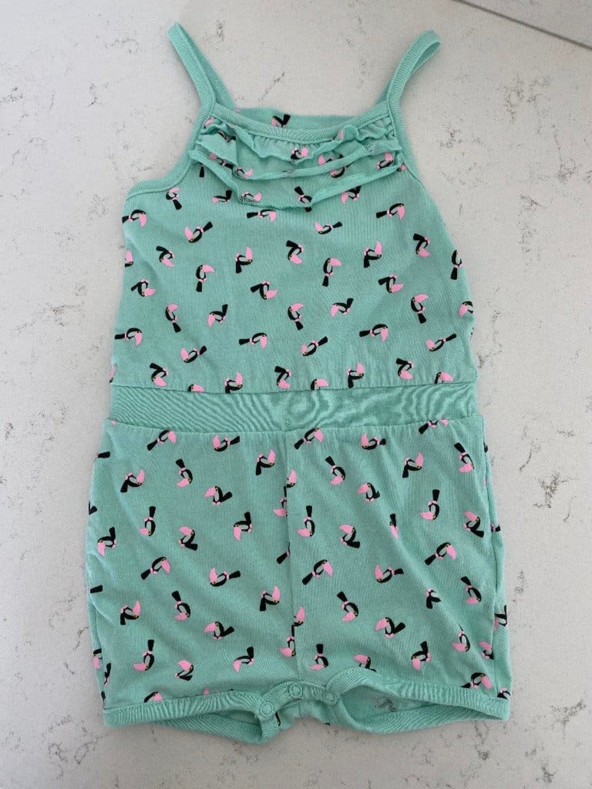 Zomer jumpsuit mint groen maat 74 | babykleding meisje, Kinderen en Baby's, Ophalen of Verzenden, Zo goed als nieuw, Meisje, Pakje