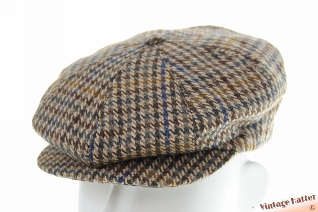 Vintage Paperboy pet Borsalino beige bruinig grijs wol 55 =S, Kleding | Heren, Hoeden en Petten, Borsalino, Ophalen of Verzenden