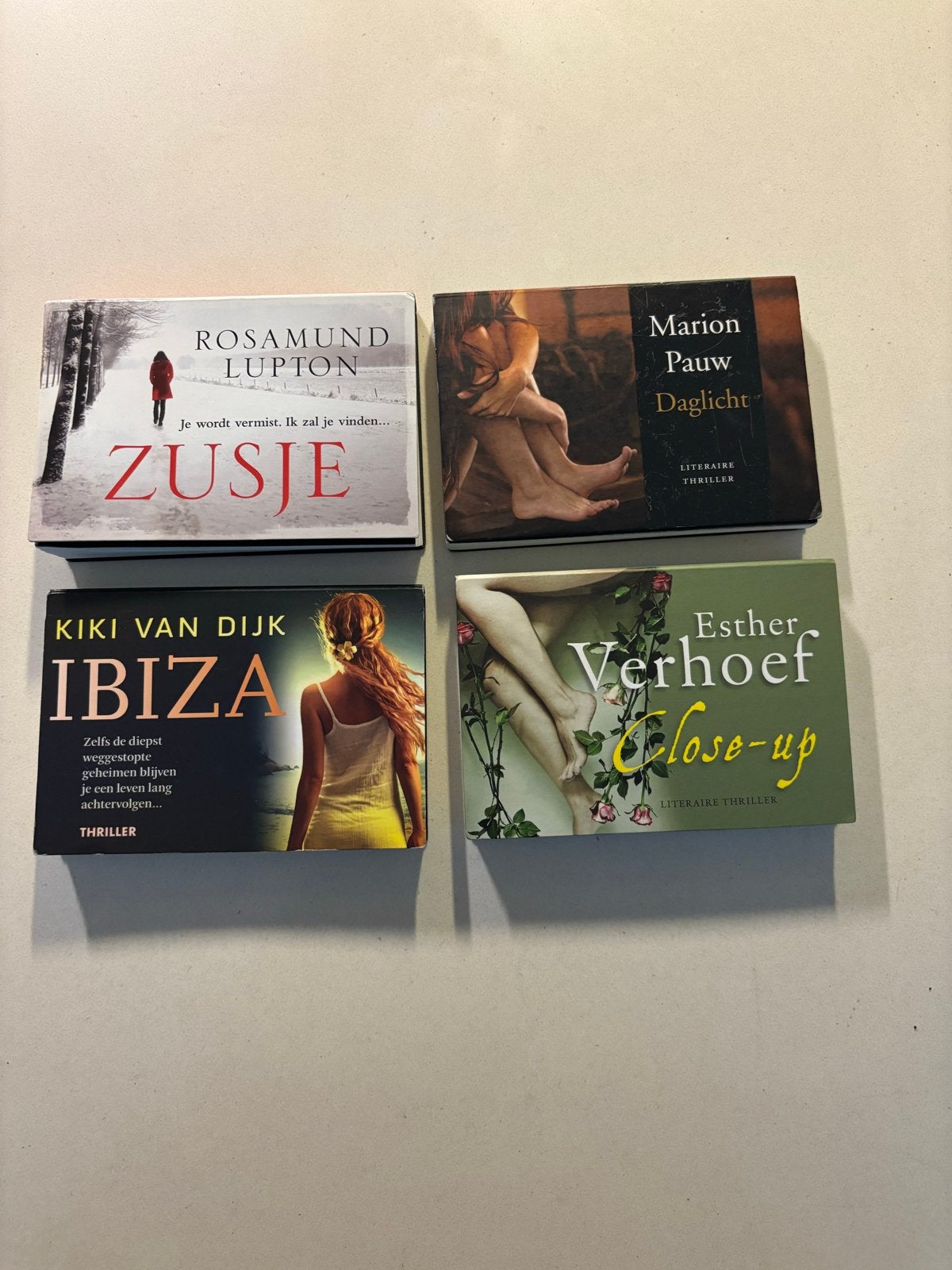 Dwarsliggers 1,3, 294 en 521: 4 thrillers bekende auteurs, Ophalen of Verzenden, Zo goed als nieuw, Nederland