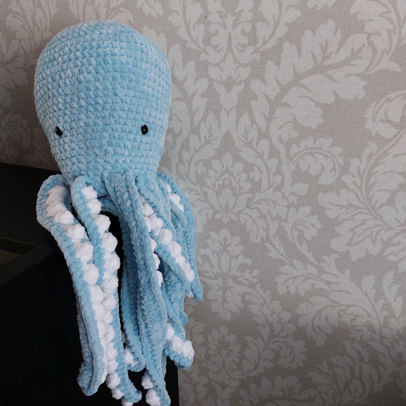 Grote gehaakte octopus. Zachte knuffel, Overige karakters, Ophalen of Verzenden, Nieuw, Overige typen