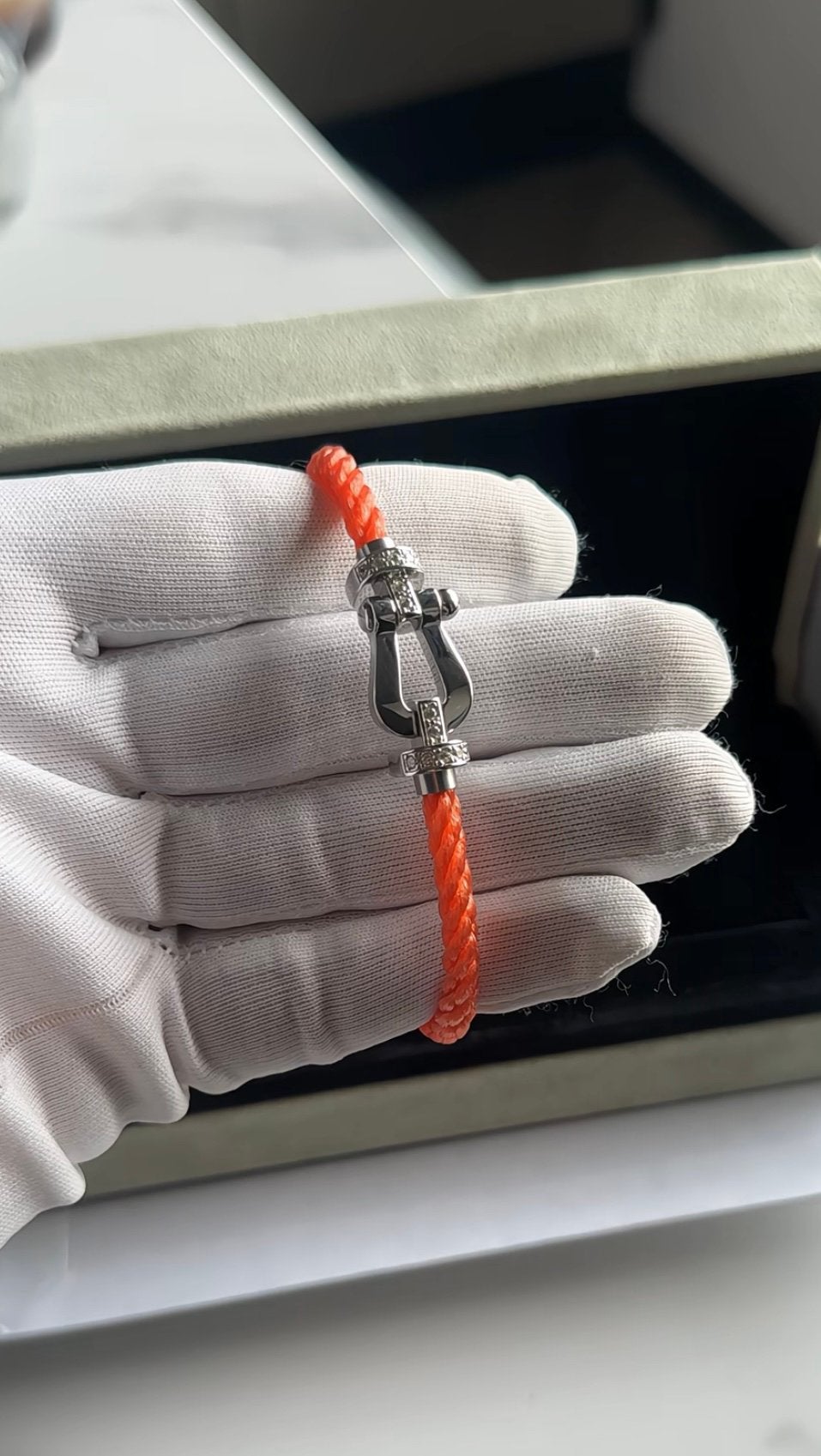 Fred force 10 bracelet (vgold + steentjes), Ophalen of Verzenden, Nieuw, Overige kleuren, Zilver