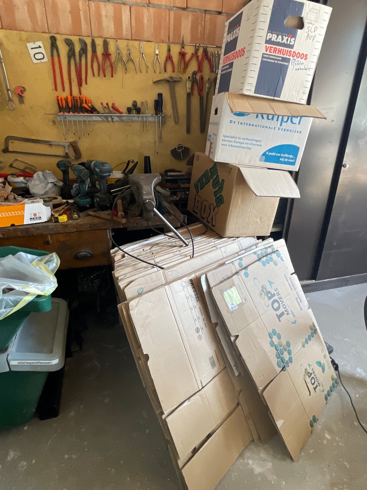 Diverse verhuisdozen, 26 stuks, Ophalen, Gebruikt, Doos, Opvouwbaar