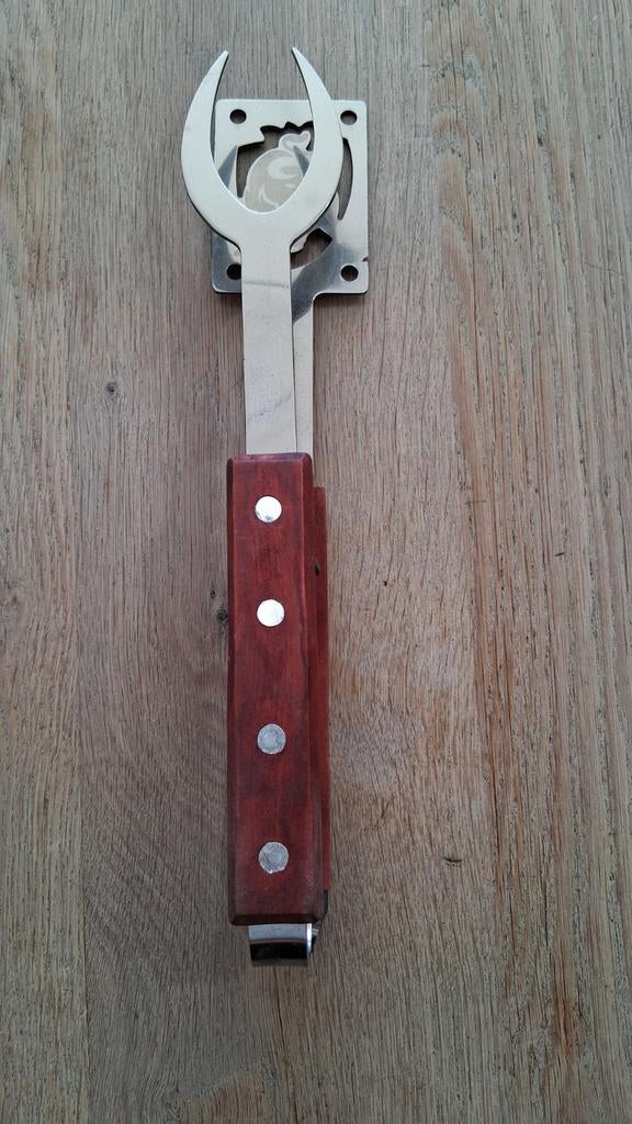 Jupiler BBQ tang met flesopener verzamelobject, Verzenden, Gebruikt, Flesopener, Jupiler