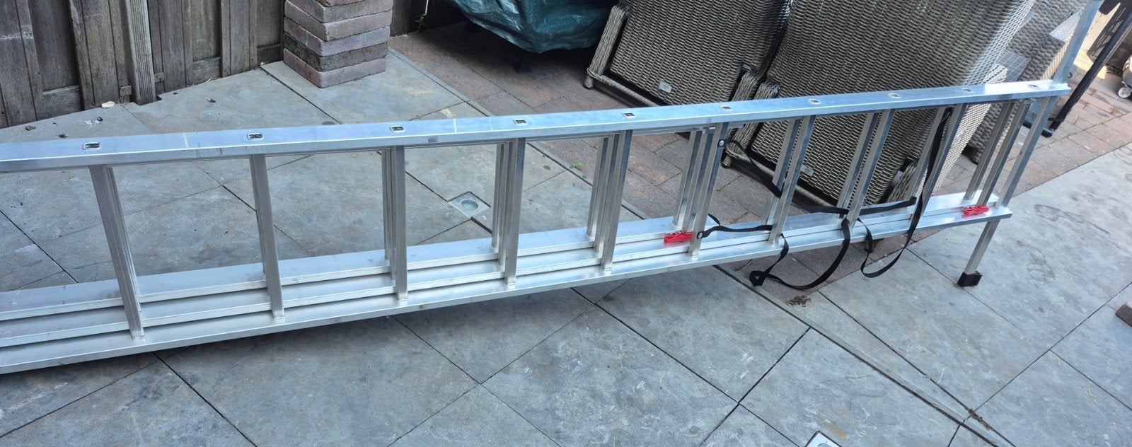 3x11 ladder ( reformladder) ZGAN, Doe-het-zelf en Verbouw, Ladders en Trappen, Ophalen, Zo goed als nieuw, Ladder, Opvouwbaar of Inschuifbaar