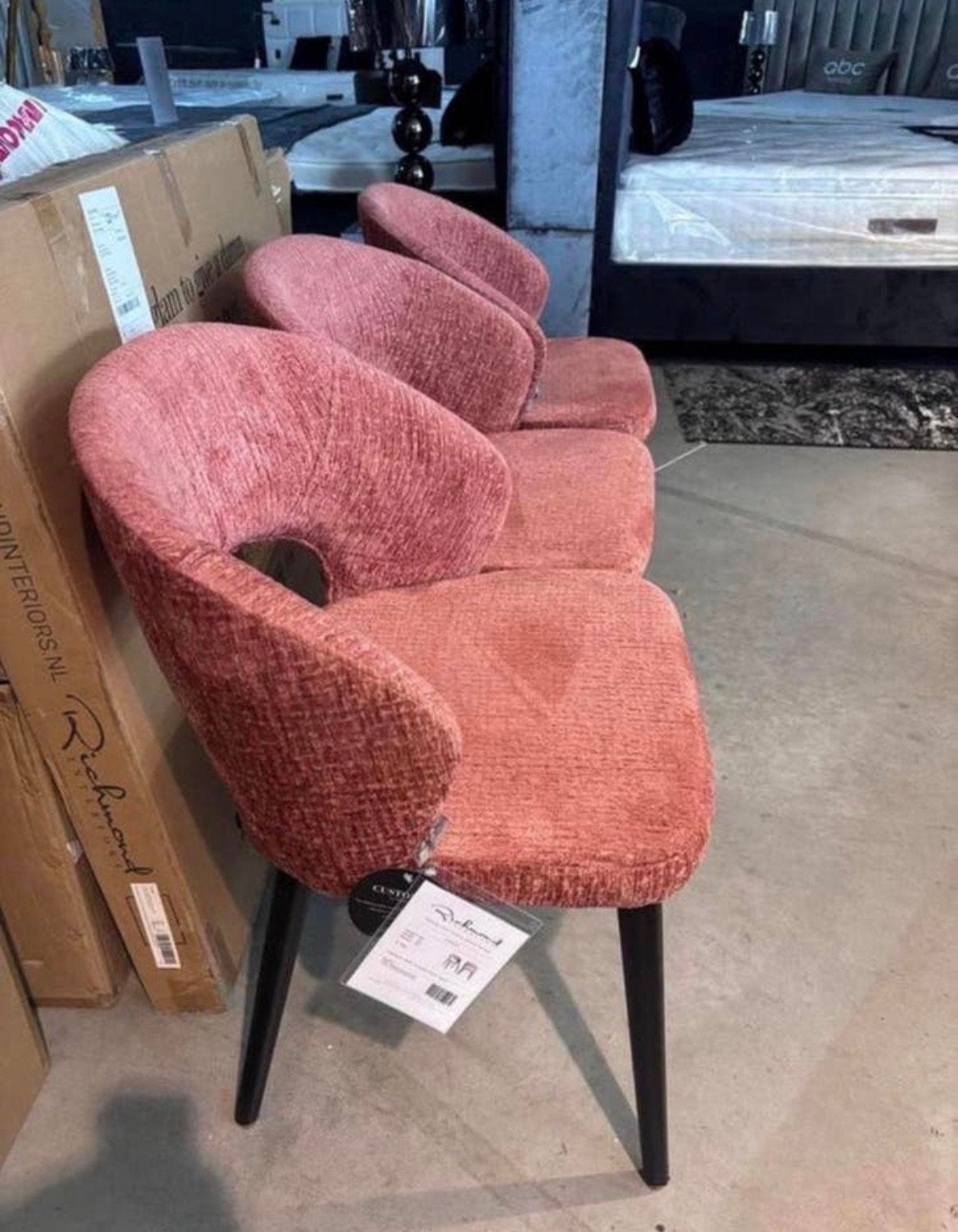 Set van 3 Richmond Interiors stoelen - Showroom opruiming, Ophalen, Overige kleuren, Drie, Zo goed als nieuw