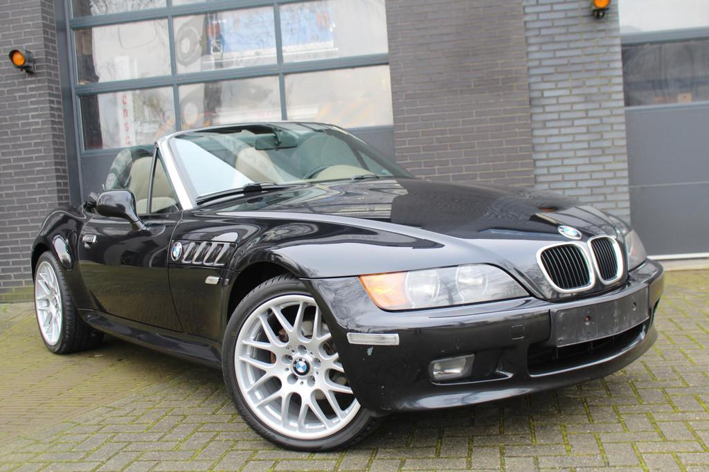 BMW Z3 Roadster 1.8 S Widebody ORGN NL! AIRCO, Stoelverwarmi, Auto's, Beige, Cabriolet, Zwart, Bedrijf