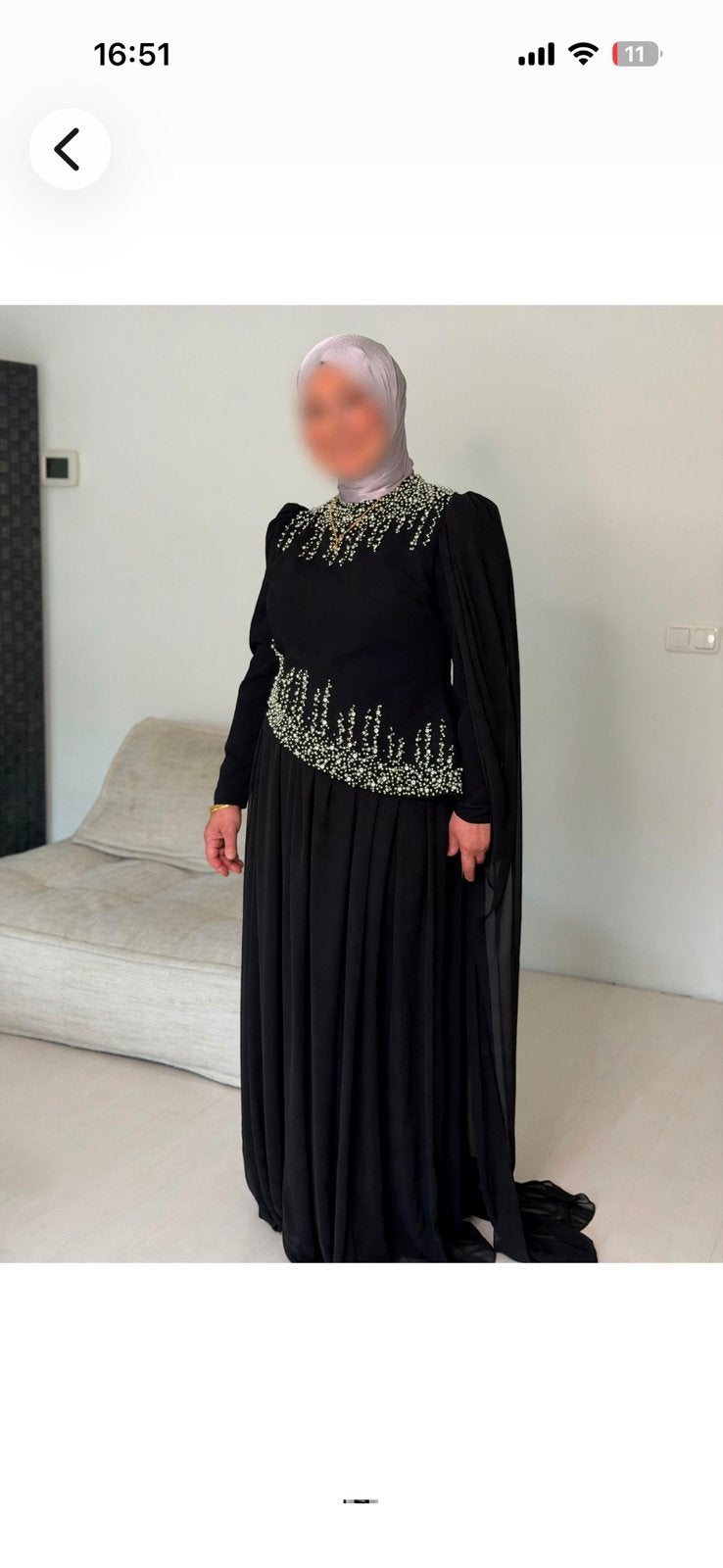 Elegante zwarte galajurk ,maat 46, Kleding | Dames, Ophalen, Zwart, Maat 46/48 (XL) of groter, Zo goed als nieuw