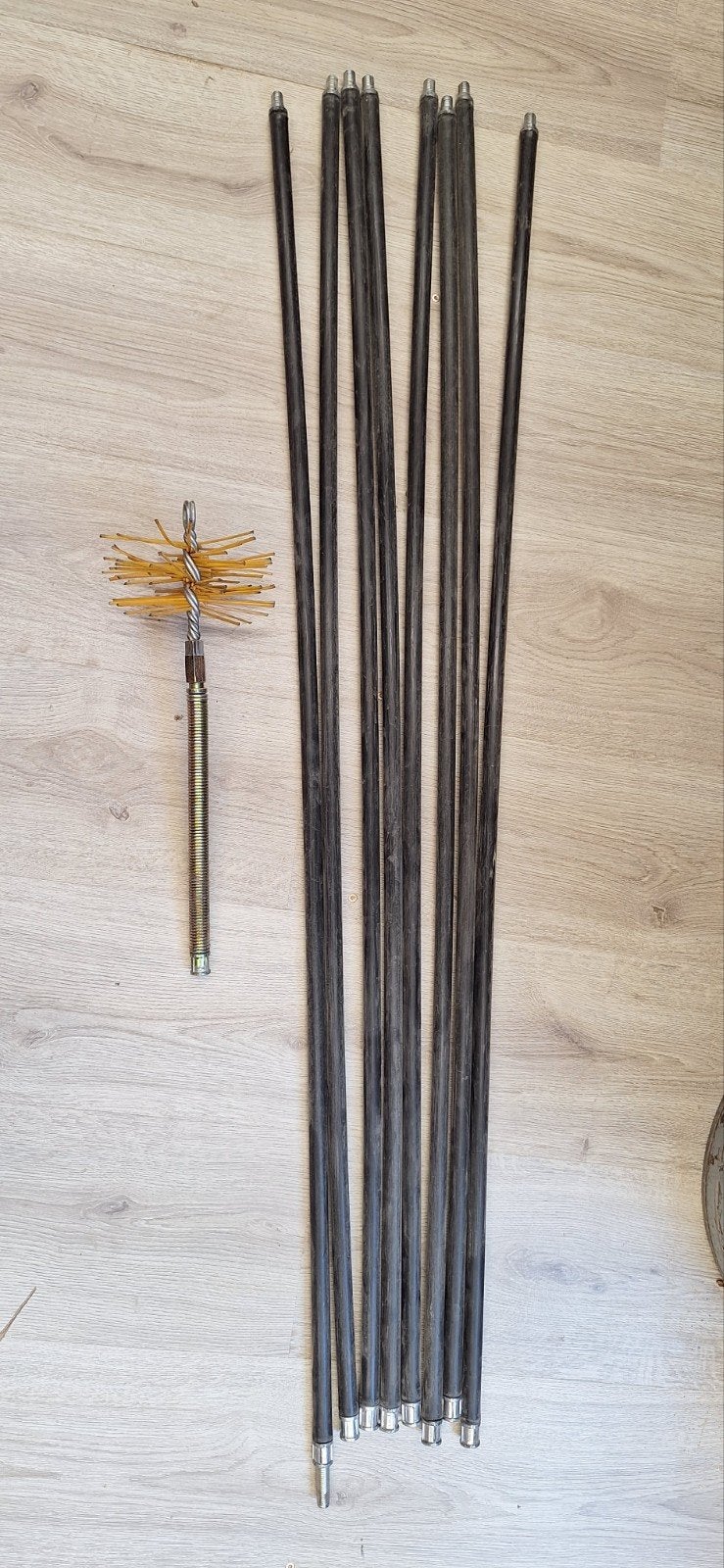 Schoorsteenveegset 150mm, Ophalen