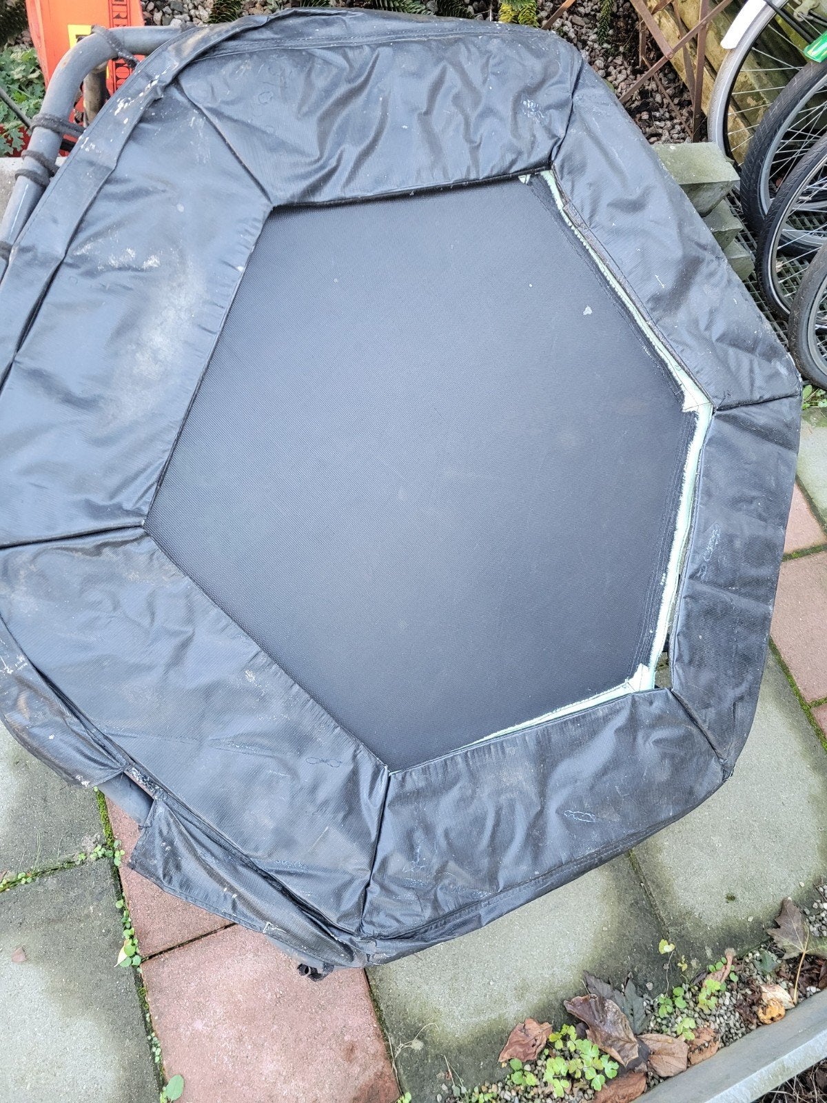 6 hoekige trampoline 125 cm, Ophalen, Gebruikt