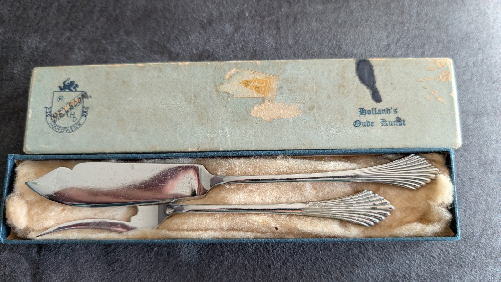 Sola RVS Viscouvert in originele doos, Antiek en Kunst, Ophalen