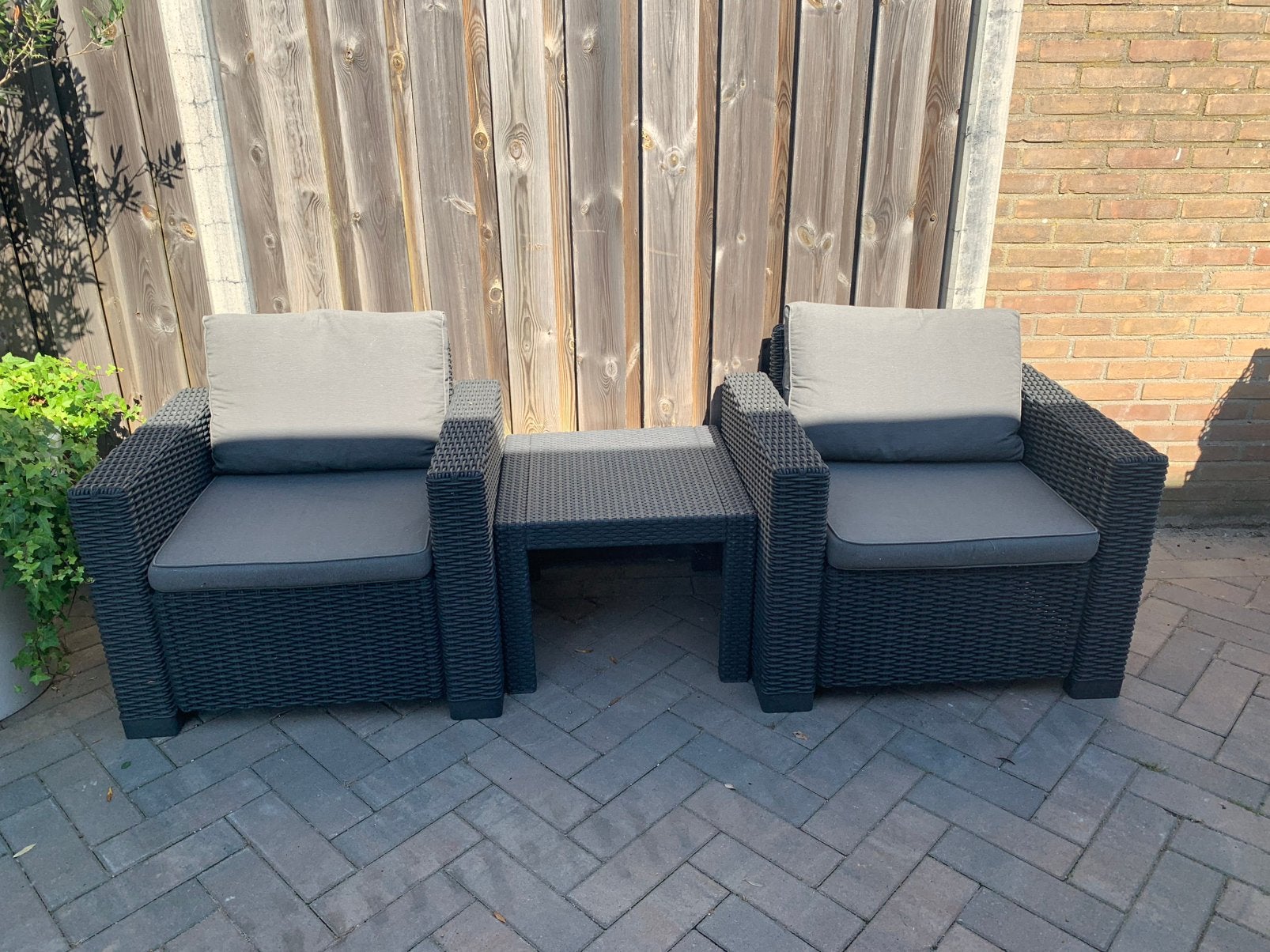 Tuinstoelen, Tuin en Terras, Tuinsets en Loungesets, Kunststof, Gebruikt, Stoel, Tuinset
