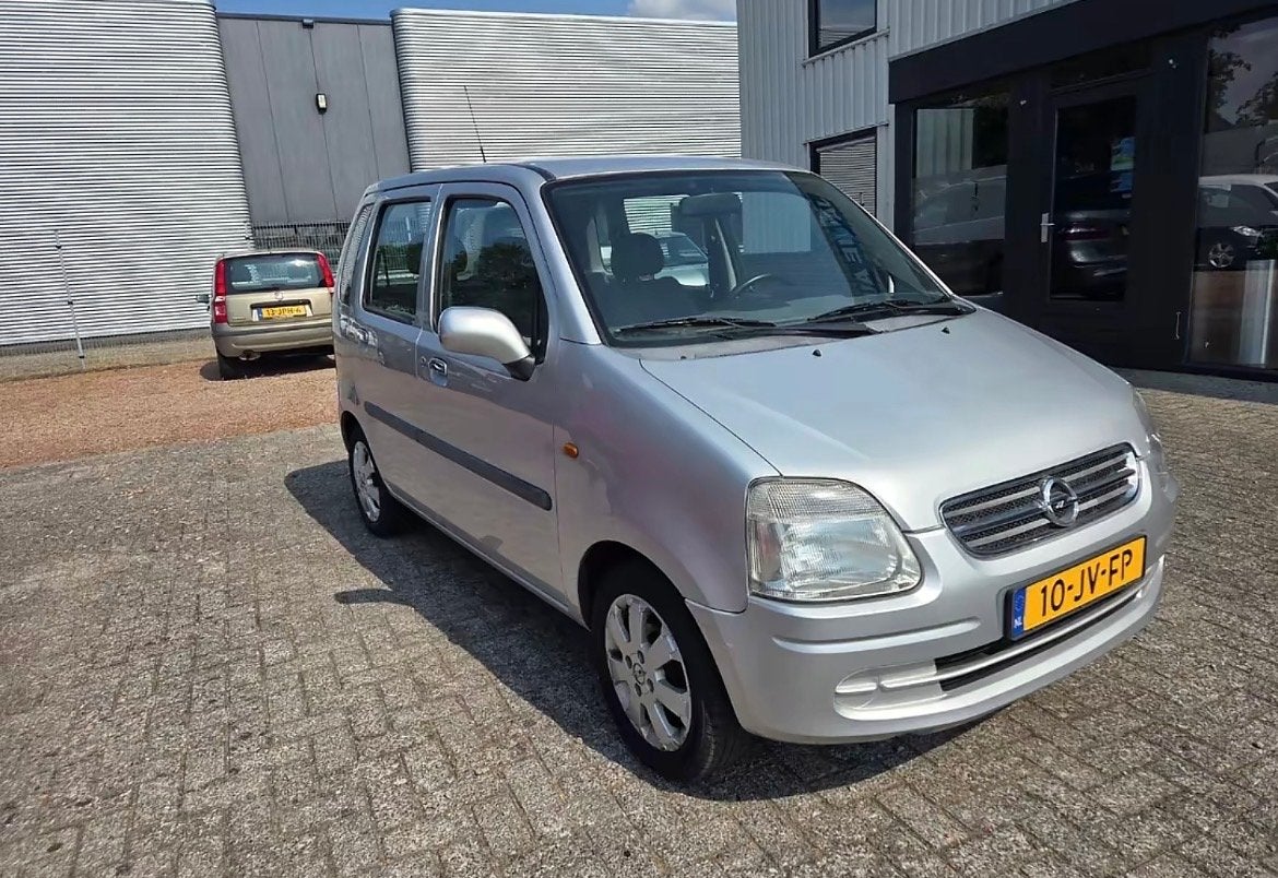 Opel Agila 1.2 I 16V 2002 Grijs 66000 gelopen, Ophalen