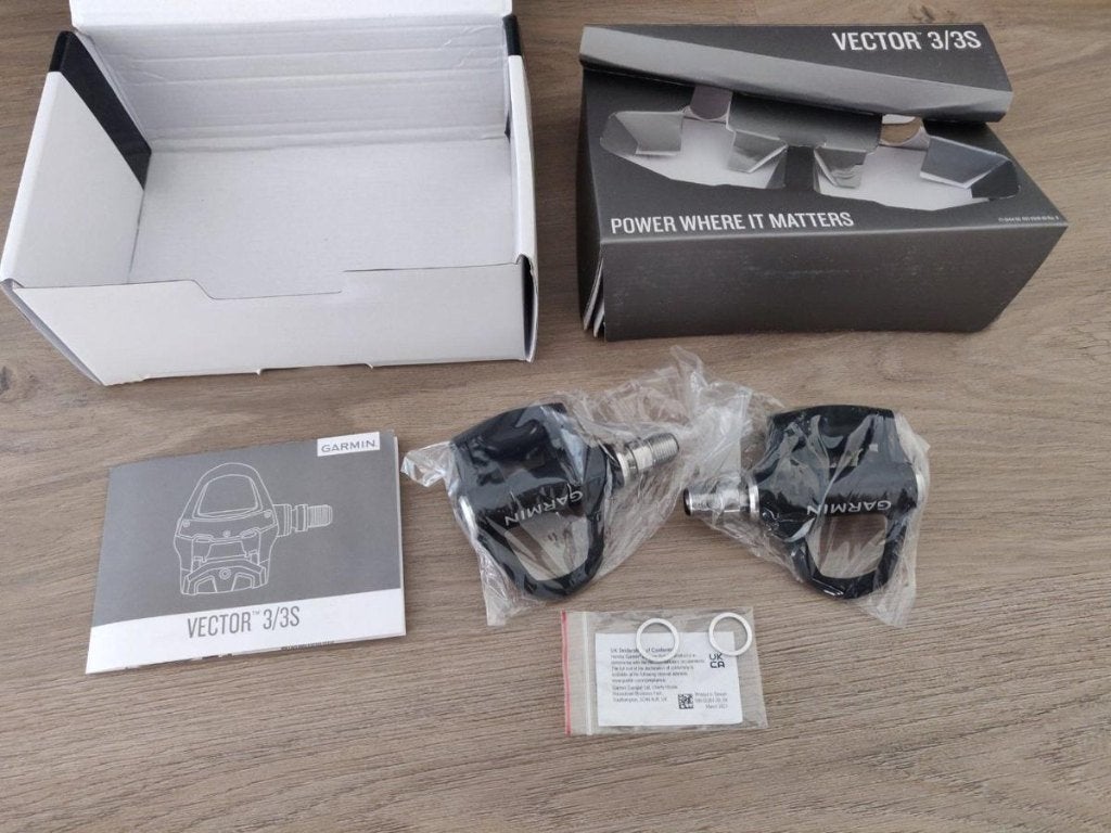 Garmin Vector 3 dubbelzijdige Power Meter pedalen, Ophalen, Nieuw, Band